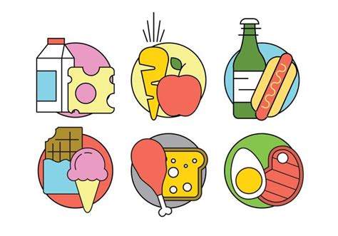 Free Vector Food Icons 126757 Vector Art at Vecteezy