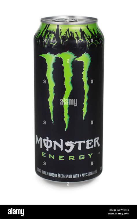 Monster Energy Drink Can Stock Photo Alamy