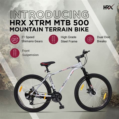 Hrx Mtb 500 Limited Edition 29 T Mountain Cycle 21 Gear 49 Off