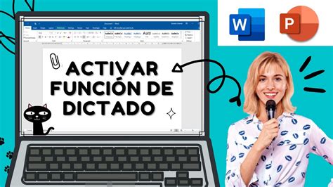 Como activar la FUNCIÓN DE DICTADO en WORD y POWER POINT 2022 YouTube