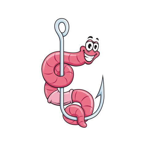 Digital Art And Collectibles Worm Named Fish Sticker Drawing