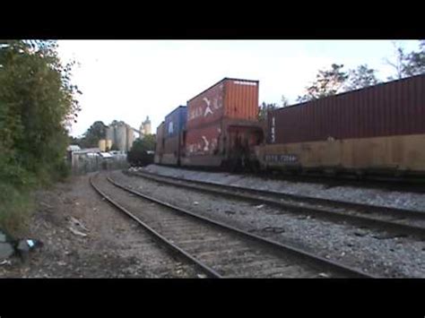 Csx Northbound Intermodal Train Q At Elizabeth In Marietta Ga Youtube