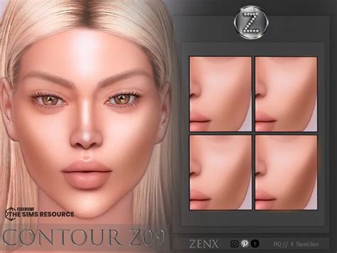 ZENX CONTOUR Z09 In 2023 Makeup Cc Sims 4 Cc Makeup Sims 4 Cc Eyes