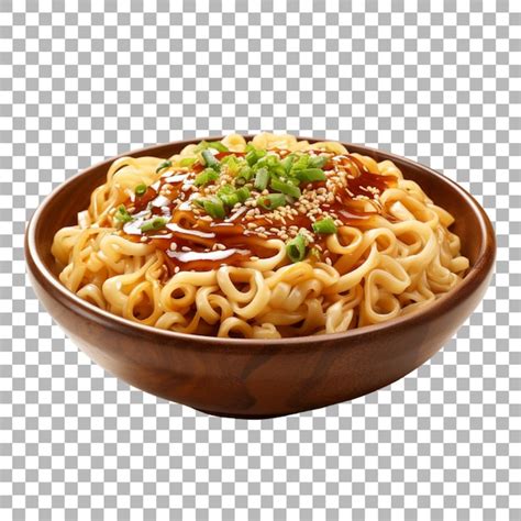 Premium PSD Noodles In A Bowl On Transparent Background