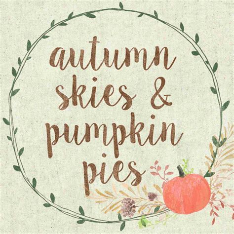 Trinx Autum Skies And Pumpkin Pies With Wreath On Canvas Print Wayfair