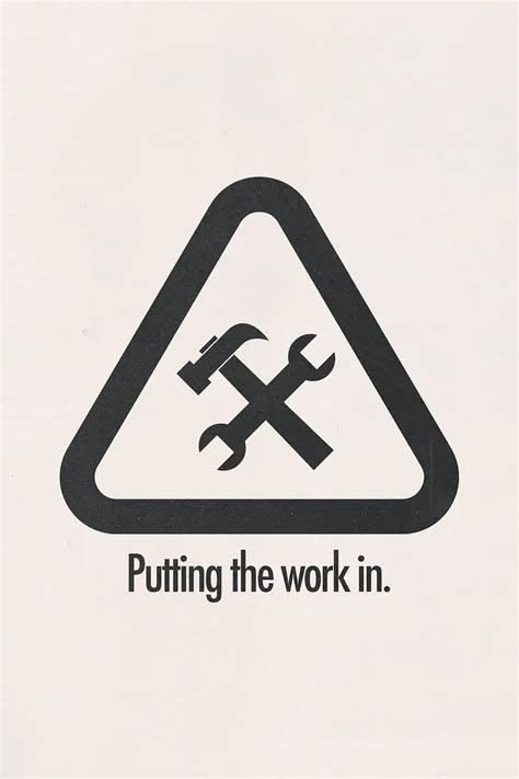 Work In' Poster - Postertok
