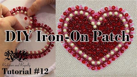 DIY Beaded Iron On Patch Tutorial Tutorial 12 By Rockstars And