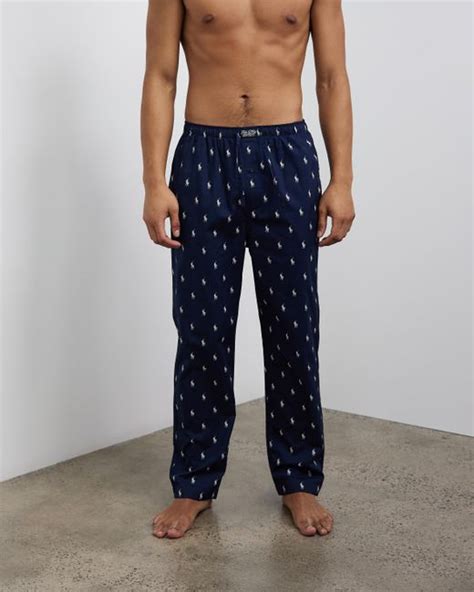 Polo Ralph Lauren Pj Pants In Blue For Men Lyst Australia