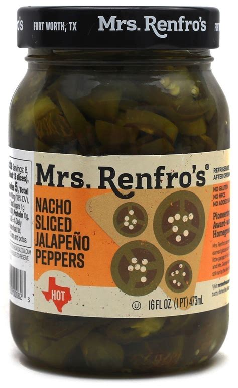 Mrs Renfro S Nacho Sliced Jalapeño Peppers