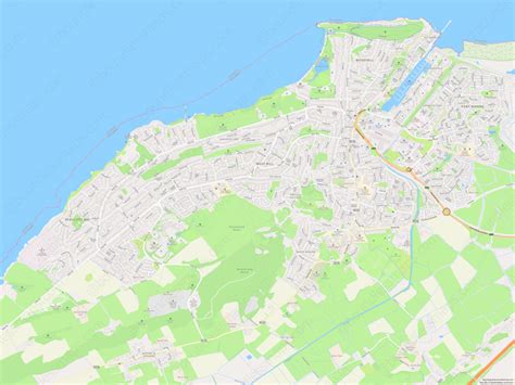 Portishead - Modern Atlas Vector Map | Boundless Maps