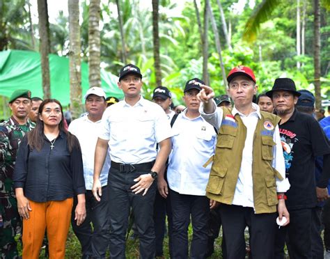 Setelah Tinjau Lahan Relokasi Korban Erupsi Gunung Ruang Menteri AHY