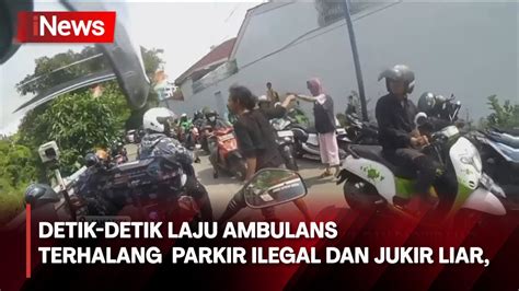 Diduga Halangi Jalan Raider Ambulans Ribut Dengan Juru Parkir Liar Di