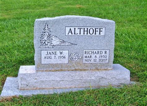 Richard R Althoff 1950 2007 Homenaje De Find A Grave