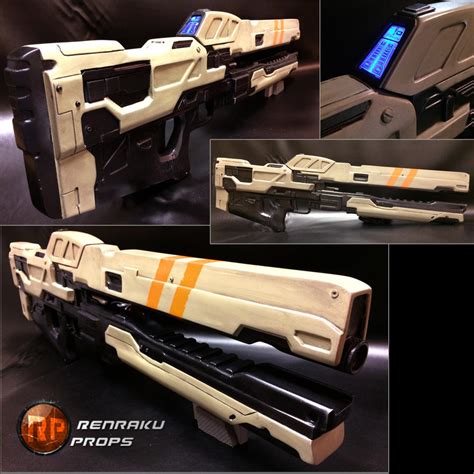 Halo Rail Gun By Renraku X On Deviantart