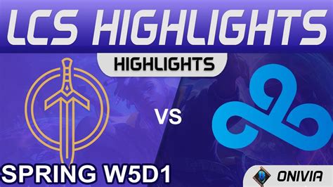 Gg Vs C9 Highlights Lcs Spring Season 2022 W5d1 Golden Guardians Vs