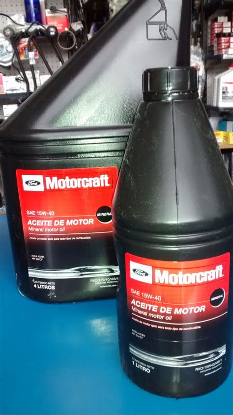 Aceite Motorcraft 15w40 Mineral X 4 Litros FORDLEON