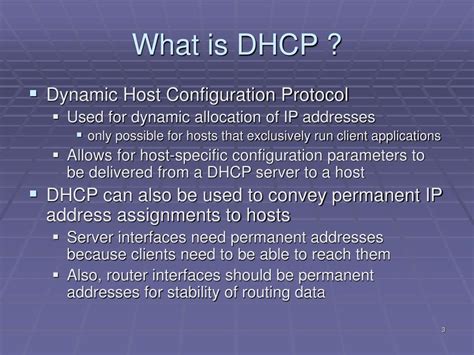 Ppt Dhcp Dynamic Host Configuration Protocol Powerpoint Presentation Id3712089