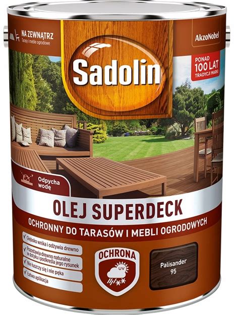 SADOLIN SUPERDECK olej do tarasów palisander 5l 5904078204993