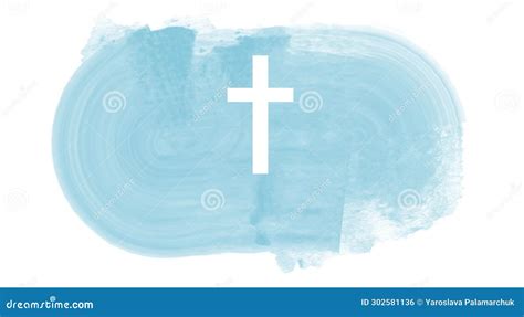 Vector Watercolor Easter Cross Clipart Brush Stroke Crosses