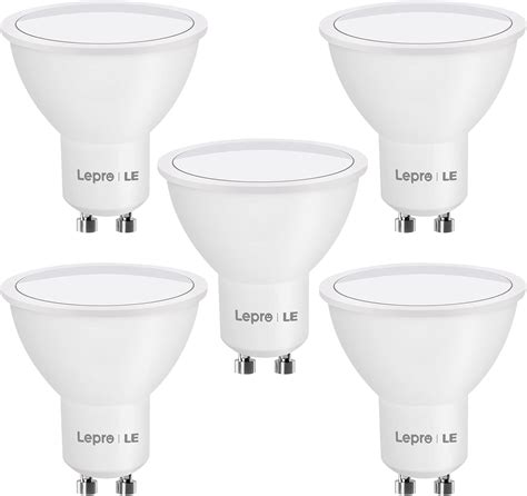 Lepro Gu10 Led Bulbs Cool White 5000k 4w 345lm Energy Saving Light