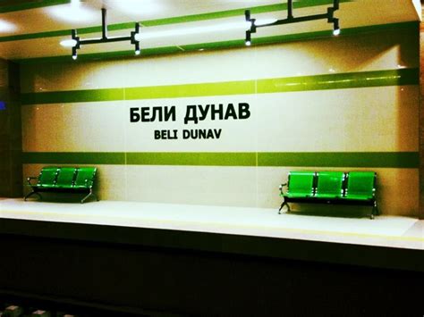 Метростанция Бели Дунав (Beli Dunav station) | Four square, Station ...