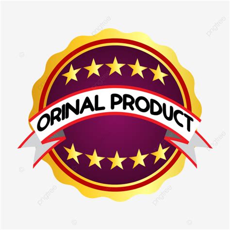 Original Product Logo Badge Vector Desing 100 Percent Guaranteed