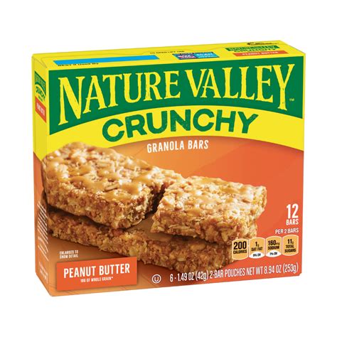 Nature Valley Crunchy Granola Bars Peanut Butter Mercasid