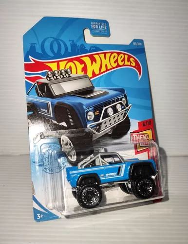 Hot Wheels Custom Ford Bronco Then And Now 163 250 Azul MercadoLibre