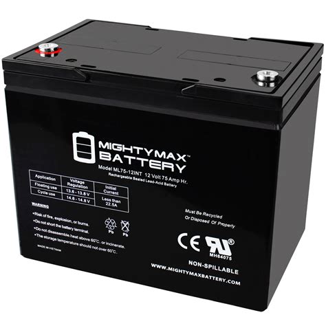 V Ah Internal Thread Battery Replaces Scada Solar Applications