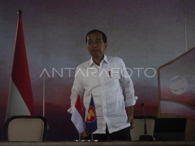 Keterangan Presiden Jelang Ktt Asean Antara Foto