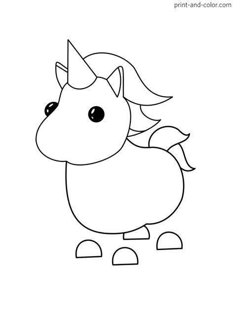 Adopt Me Coloring Pages Printable - Printable Templates