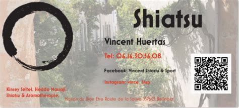 Carte Cadeau Shiatsu Bien Tre Vincent Shiatsu Sport