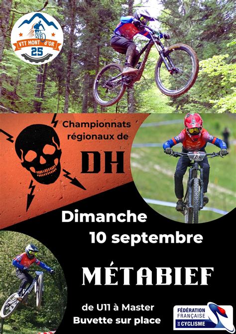 Championnats R Gionaux Bfc De Dh Yaka Chrono Dh Vtt