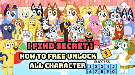 Bluey The Videogame Find Secret How To Free Unlock All Character Using