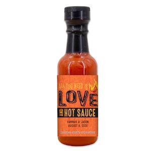 Hot Sauce Wedding Favors Hot Sauce Gifts Wedding Favors Mini Hot Sauce All You Need Is Love