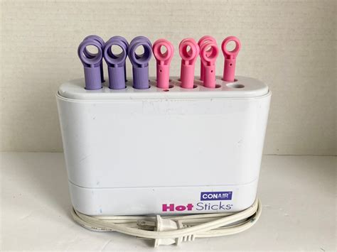 Conair Hot Sticks Flexible Curlers Pink Purple Tested Rollers Pageant Etsy