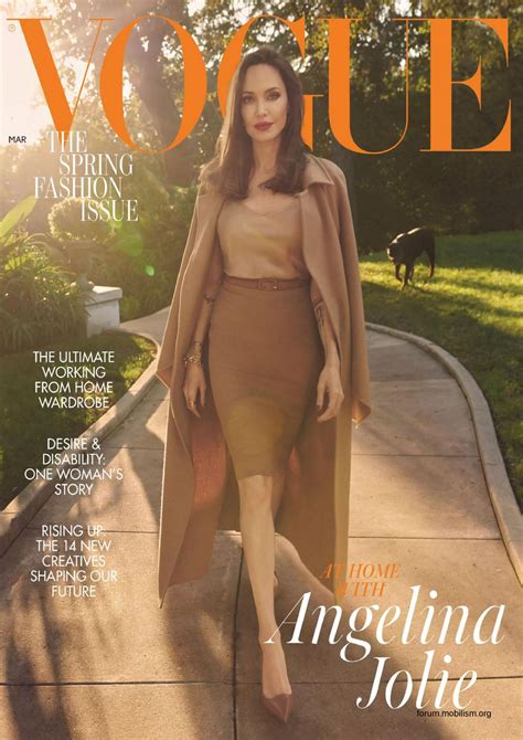 Angelina Jolie Vogue Uk March Issue Celebmafia