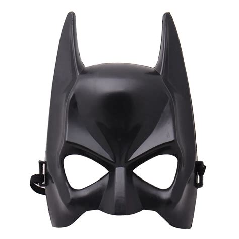 1Pcs Halloween Half Face Batman Mask Black Masquerade Dressing Party ...