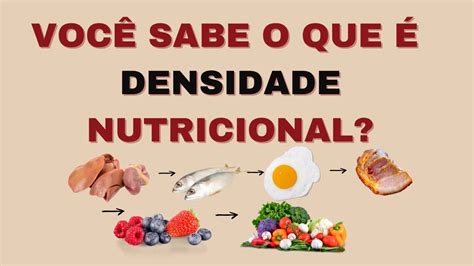 Você sabe o que é Densidade Nutricional YouTube