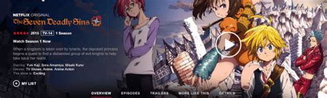 Netflix Starts Streaming The Seven Deadly Sins - Anime Herald