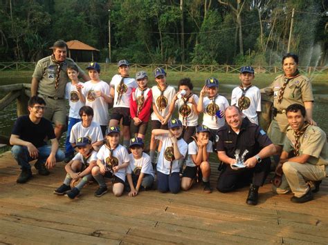 Grupo Escoteiro Padre Anchieta Faz Acampamento No Parque Municipal De