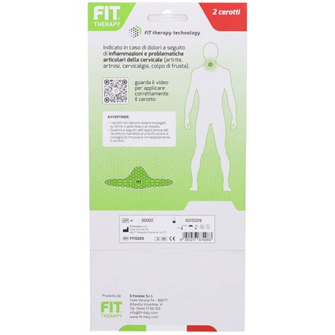 Fit Therapy Cerotto Cervicale 2 Pz Redcare