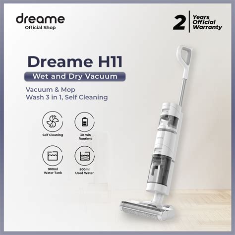 Jual Dreame H Wet And Dry Vacuum Cleaner Pa Suction Self Cleaning