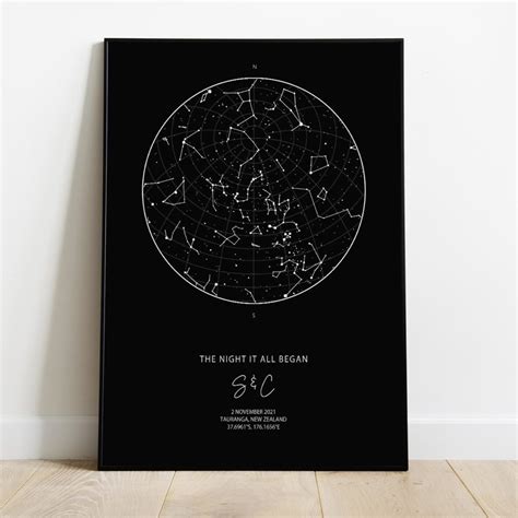 Classic Star Map Let The Stars Shine In Your Life Forever