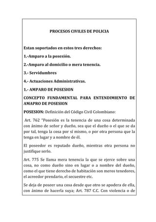 Procesos Civiles De Policia Pdf