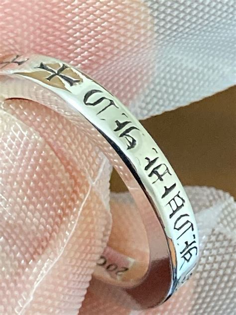 Yahoo オークション クロムハーツ スペーサーリング FUCK YOU mm 日