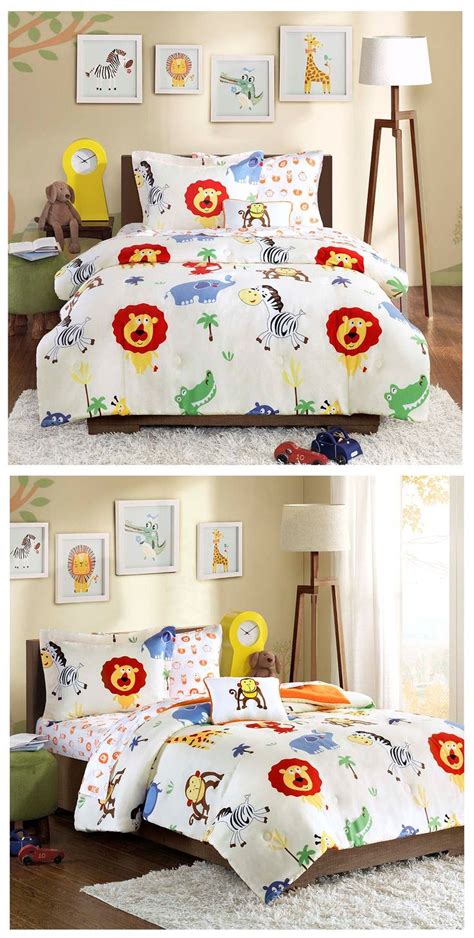 25 Best Animals Kids Bedding Woodland Forest Safari Zoo Cats Dogs