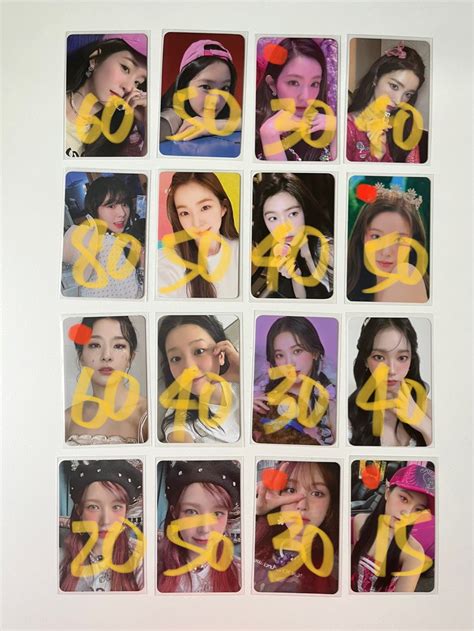 WTS Red Velvet Irene Seulgi Wendy Yeri And Aespa Karina Pc Hobbies