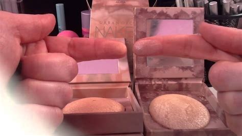 Urban Decay Naked Illuminated Aura Swatches Comparison Re Youtube