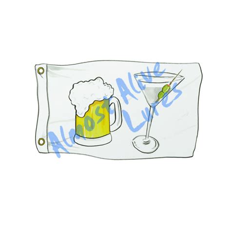 Booze Cruise Flag Printed Vinyl Decal Stk644 699 Eastardbeach